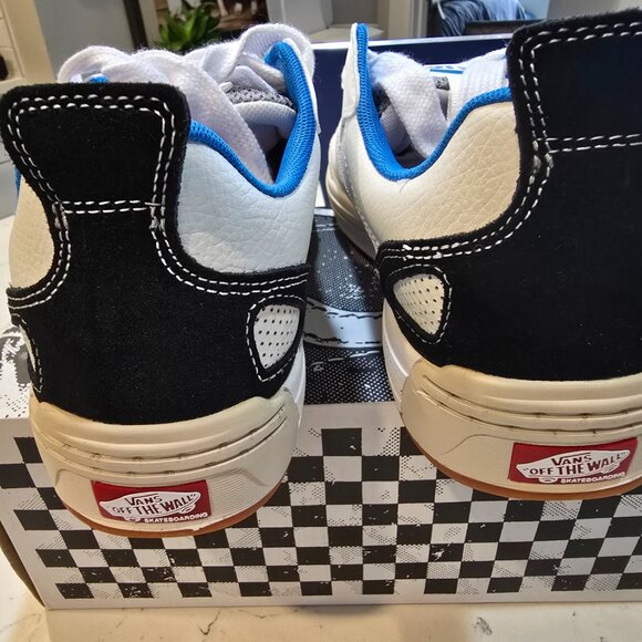 Vans Skate Mixxa Men’s White Low Top Chunky Suede Skate Shoes Size 10 NEW - Picture 6 of 14